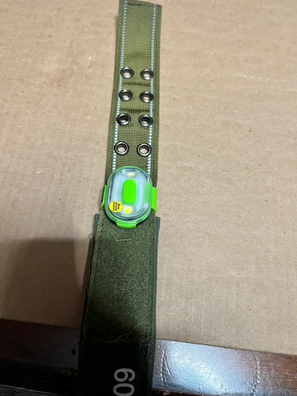 Dog waterproof collar light - I have 1 each, orange, blue, black, green, black